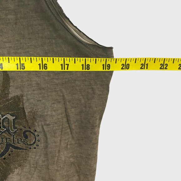Vintage Harley Davidson Distressed Tank Top Womens Size Large Sleeveless Studded - Picture 11 of 12